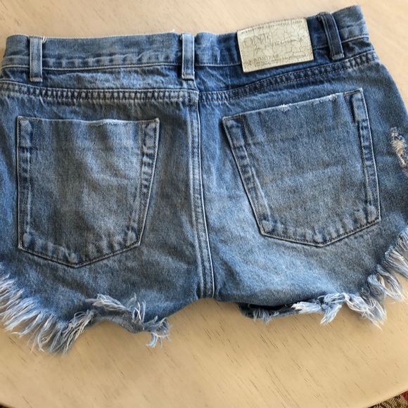 One teaspoon, one X denim shorts, size 24 - Picture 3 of 7